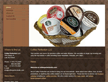 Tablet Screenshot of coffeeperfectionllc.com